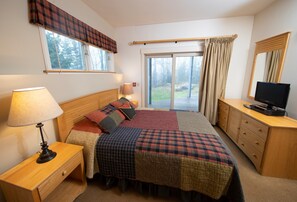 Drift to sleep in the 2 bedrooms with a variety of bedding options!