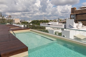 Pool auf dem Dach