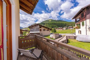 Balcony with mountain view