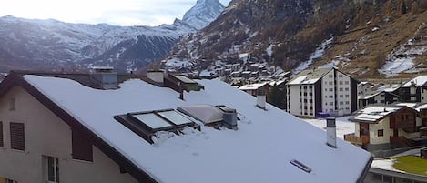 Blick von der Unterkunft