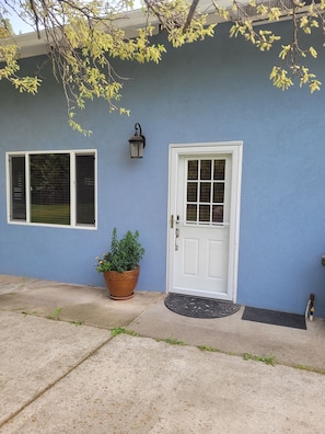 Entrance to the In-Law Suite on the Detached Garage