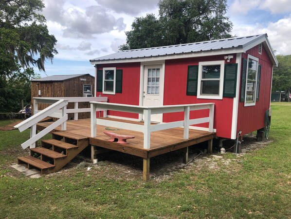 red cabin