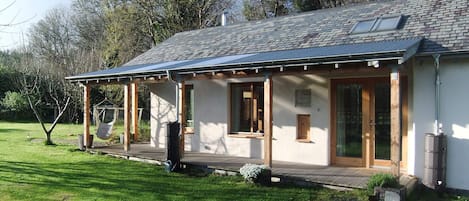 South facing front elevation with veranda