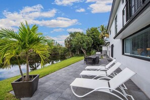 Newly renovated deck has turned every inch of this property into a prime location for relaxing and enjoying the views of the Long Lake (yes, we have lakes in South Florida).