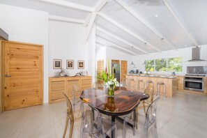 Plenty of seating space for meals