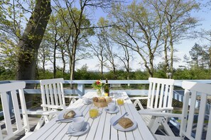 Strandhafer Whg. 3 - Blick auf den Balkon