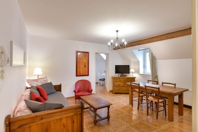 Appartement 2 chambres + 2 salles de bain à l'Hôtel Golf Château de Chailly