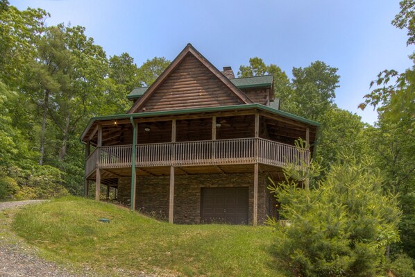 Side view of the house