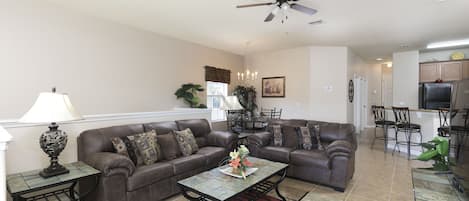 Living room, featuring a state-of-the-art smart TV