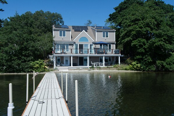View of Sommarstuga from the water.