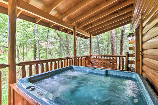 Bain à remous extérieur