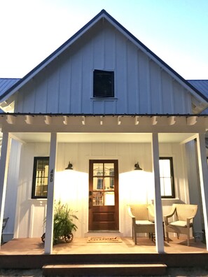 Welcome! Our newly built modern farmhouse sleeps up to 8. We'd love to host you!