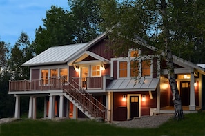 View of the house from driveway