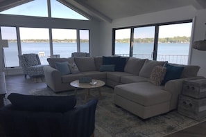 Fabulous views from the vaulted Living Room