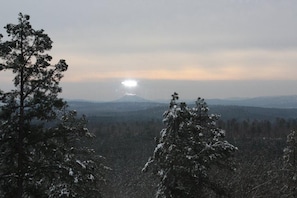 Winter scene from the cabin