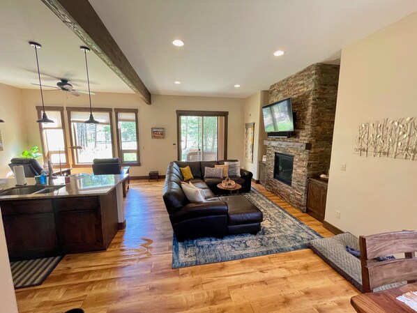 Great Room with Living Room and Kitchen