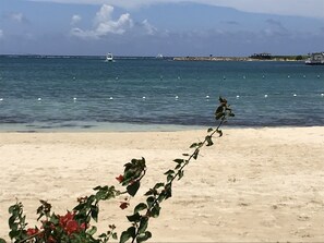 Private beach - we provide beach towels for our guests 