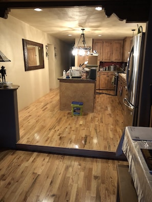 Kitchen inside the Lodge 