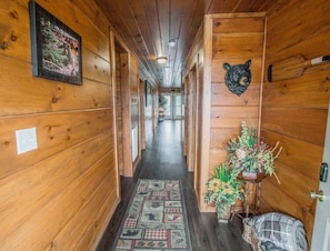 Step inside this beautiful cabin that's just around the corner from Dollywood and a short 15 minute drive to Smoky Mountains National Park!