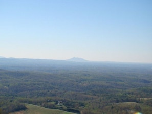 View of Pilot Mountain from the Deck