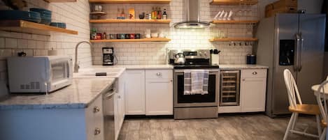 newly remodeled kitchen