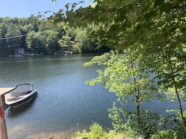 Lake view from deck