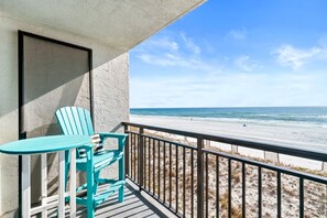 Enjoy stunning ocean views from your private balcony