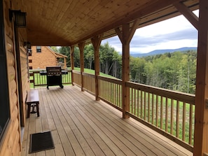 Large Deck w/Grill and bench