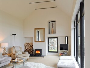 Living room with stunning views overlooking Loch Varkasaig | Greep, Roag, Isle of Skye