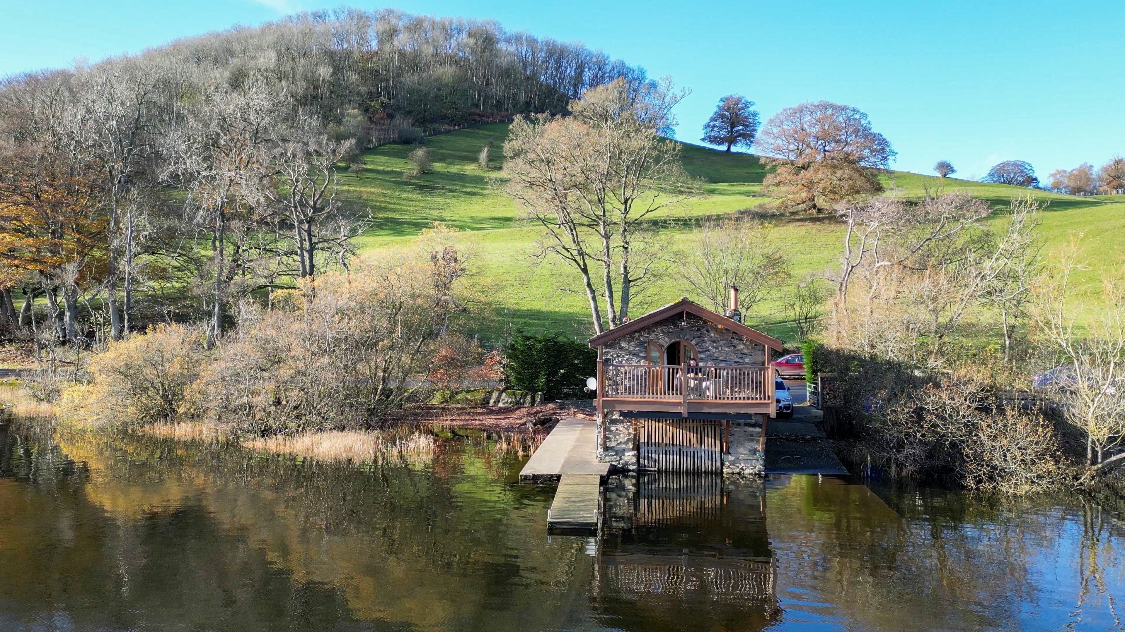 Luxury, romantic boathouse on the shores of Lake Ullswater Luxury, romantic boathouse on the shores of Lake Ullswater
