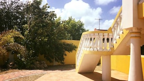 Stairs leading to Private Studio Apartment