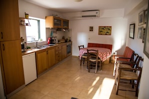 kitchen and dining room