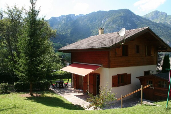 View from the back garden across the valley