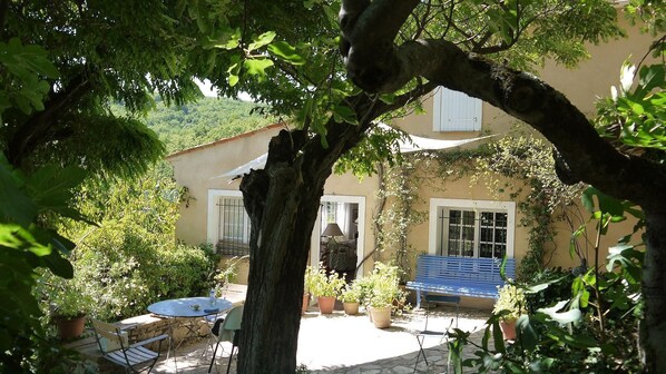 East patio