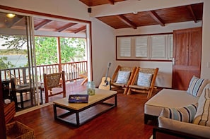 Family room upstairs, beach view, LED TV, home theater, surround sound