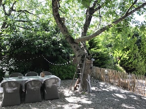 private terrace main house 