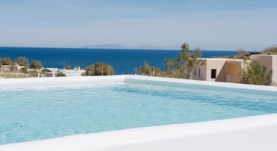 Sand Villa - sea front luxury villa by  Monolithos beach.