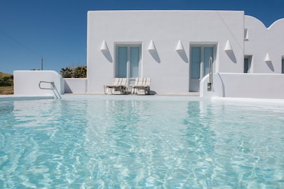 Sand Villa - sea front luxury villa by  Monolithos beach.