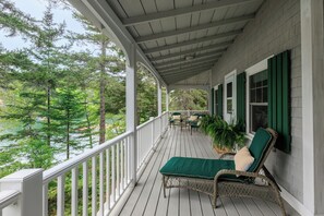 Covered Porch and seating