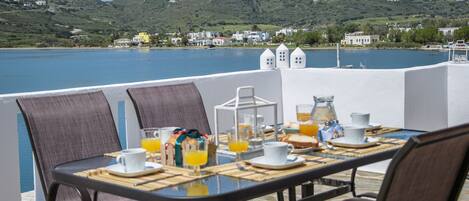 Start the day with breakfast in the sun on your own private veranda.