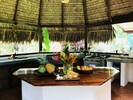 The kitchen palapa - it's amazing to cook and dine in an open air kitchen!