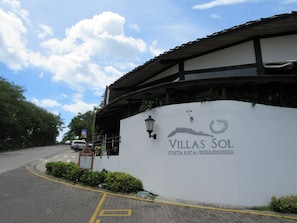 Reception from Villas Sol for check in.