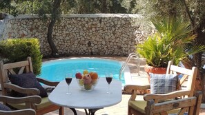 terrace & pool