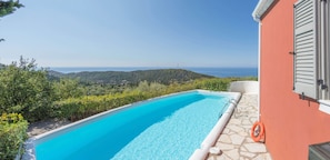 sea view from the pool