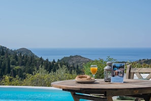 breakfast by the pool