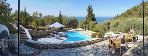 terrace & pool