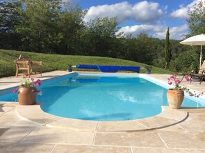 New pool patio