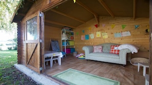 a lovely cabin for the little ones to drw and read and relax