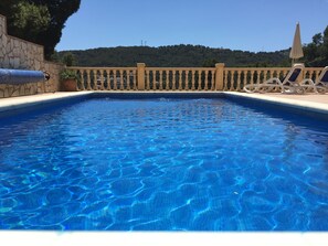 9 metre pool with springboard