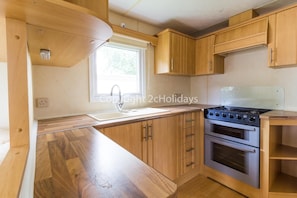 Fully equipped kitchen, perfect for self-catering holidays!